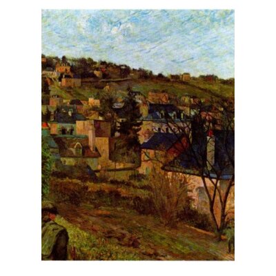 Paul Gauguin. Die blauen Dächer, 1884