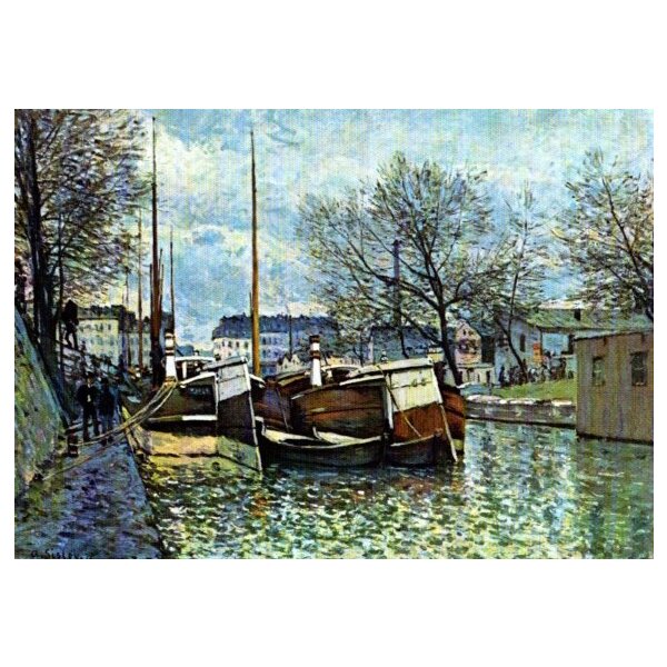 Alfred Sisley. Der Kanal St. Martin in Paris