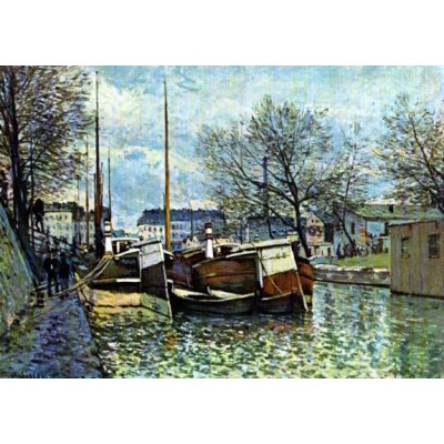 Alfred Sisley. Der Kanal St. Martin in Paris