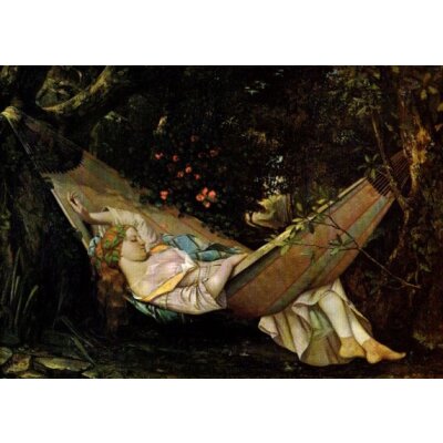 Gustave Courbet. Die Hängematte