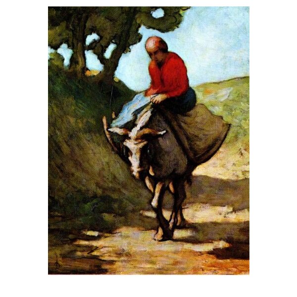 Honoré Daumier. Die Heimkehr vom Markt