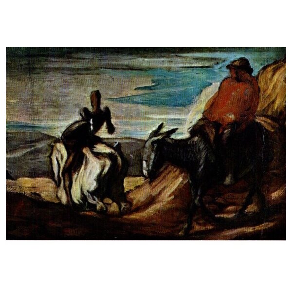 Honoré Daumier. Don Quichotte und Sancho Panca...