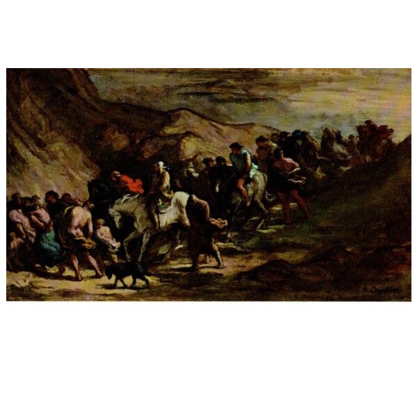 Honoré Daumier. Die Flüchtlinge
