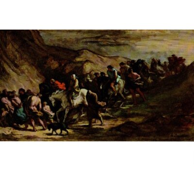 Honoré Daumier. Die Flüchtlinge