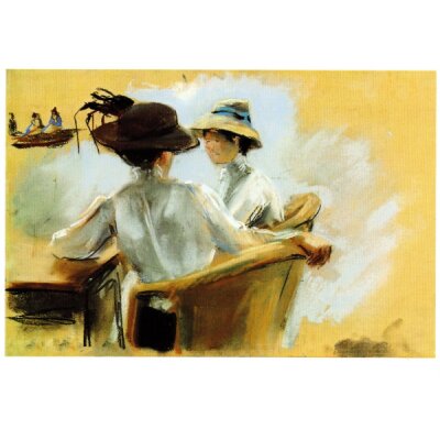 Max Liebermann. Zwei Damen am Wasser, 1910