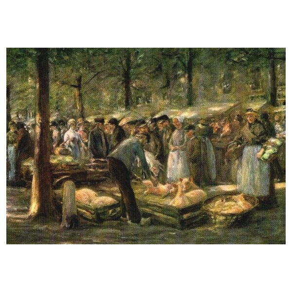 Max Liebermann, Schweinemarkt, 1891