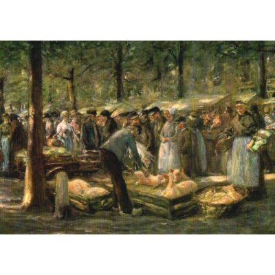 Max Liebermann, Schweinemarkt, 1891