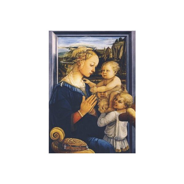 Fra Filippo Lippi. Madonna mit dem Kind und zwei Engeln,1465