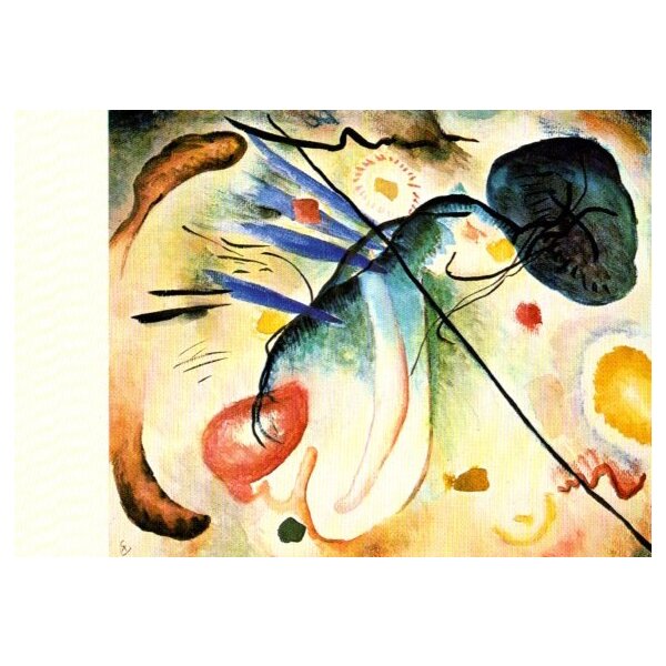 Wassily Kandinsky. Aquarell mit Strich, 1912