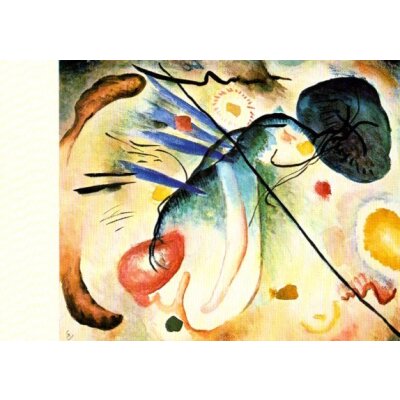 Wassily Kandinsky. Aquarell mit Strich, 1912
