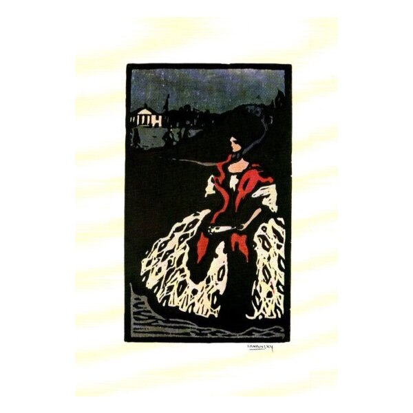 Wassily Kandinsky. Dame mit Fächer, 1903