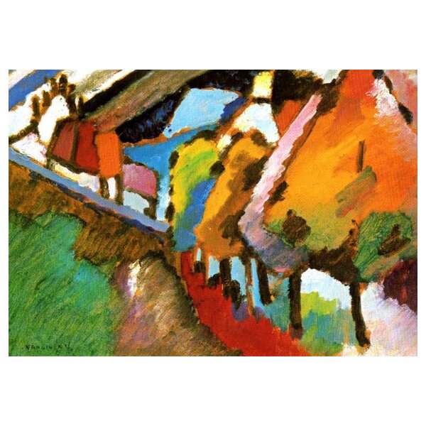 Wassily Kandinsky. Naturtstudie aus Murnau, 1909