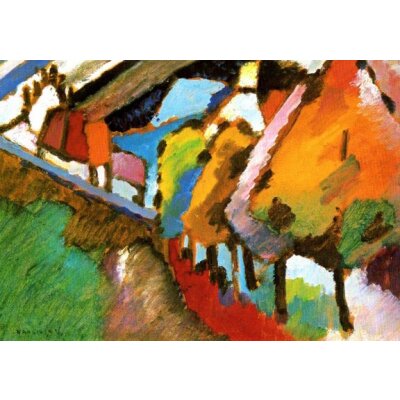Wassily Kandinsky. Naturtstudie aus Murnau, 1909