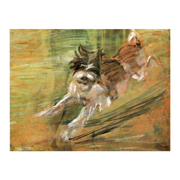 Franz Marc. Springender Hund "Schlick", 1908