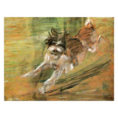 Franz Marc. Springender Hund "Schlick", 1908