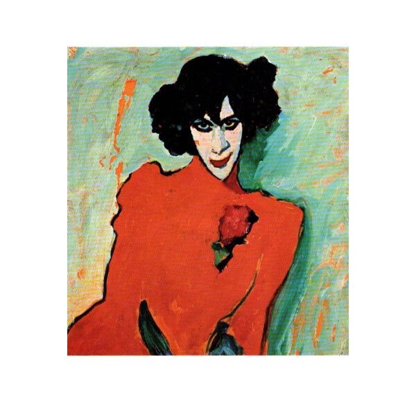 Franz Marc. Bildnis des Tänzers Alexander Sacharoff, 1909
