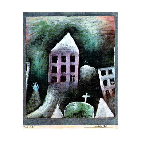 Paul Klee. Zerstörter Ort 215, 1920