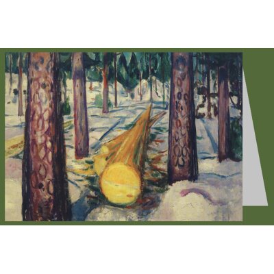 Edvard Munch. Der gelbe Baumstamm, 1912