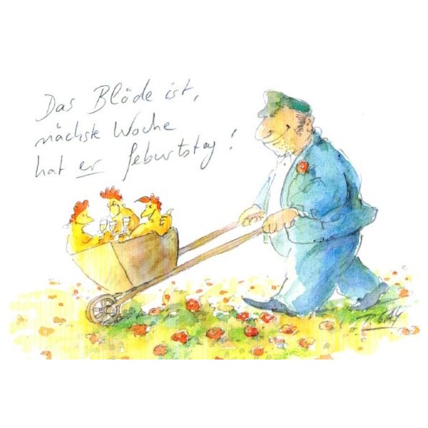 Peter Gaymann. Das Blöde ist,...