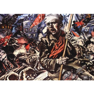 Ludwig Meidner. Revolution, 1913