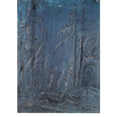 Albrecht Altdorfer. Der tote Pyramus im Wald. 1512