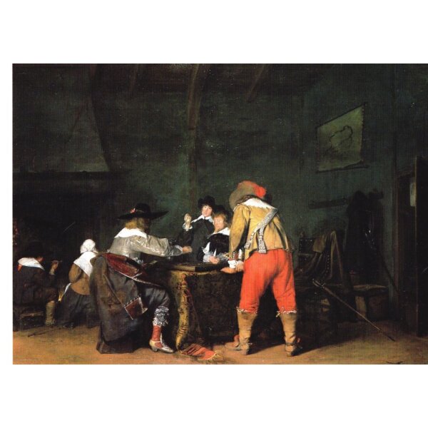Gerard Ter Borch. Trictrac Spieler, 1640