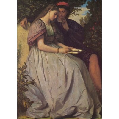Anselm Feuerbach. Paolo und Francesca, 1864