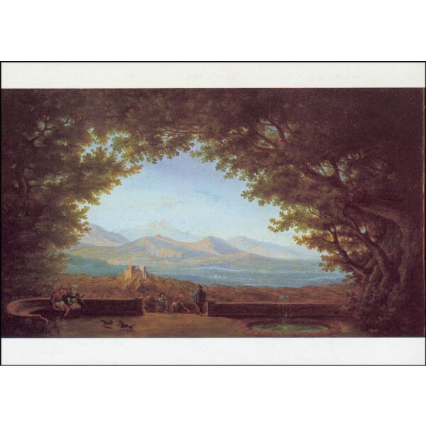 Karl Friedrich Schinkel. Altan mit weitem Fernblick, 1830
