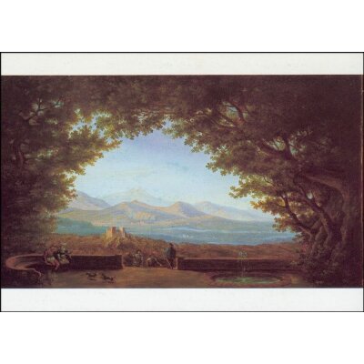 Karl Friedrich Schinkel. Altan mit weitem Fernblick, 1830
