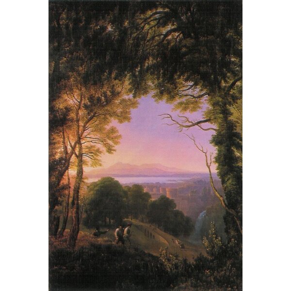 Karl Friedrich Schinkel. Blick auf eine italienische Landschaft