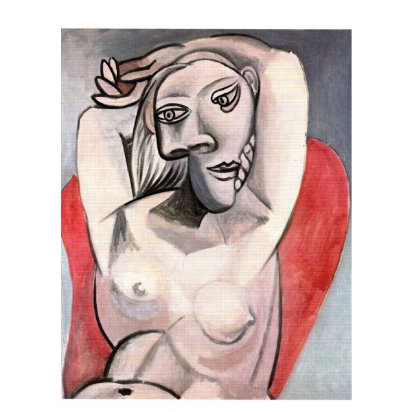Pablo Picasso. Frau im rotem Sessel,1939