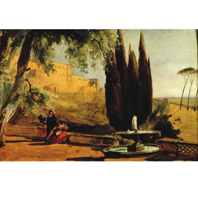 Carl Blechen. Parkterrasse in der Villa d´Este