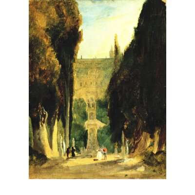 Carl Blechen. Villa d´Este, 1829