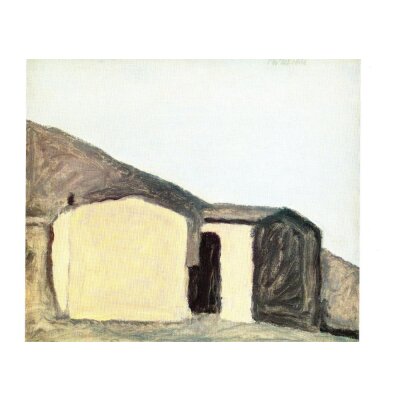 Morandi, Giorio. Häuser bei Grizzana, 1961