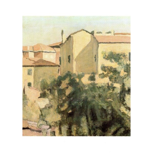 Giorgio Morandi. Hof in der Via Fondazza, 1956
