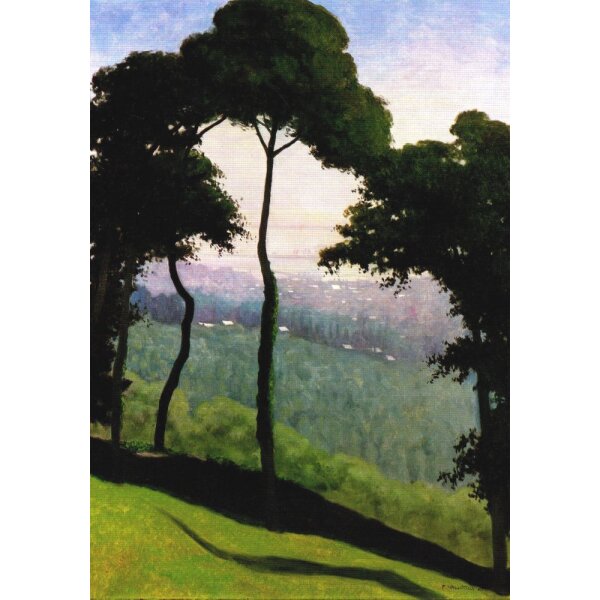 Félix Vallotton. Sicht auf Honfleur, Martin, 1910