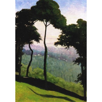 Félix Vallotton. Sicht auf Honfleur, Martin, 1910