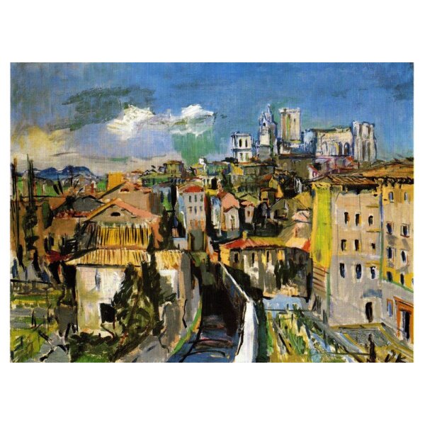 Oskar Kokoschka. Avignon, 1925