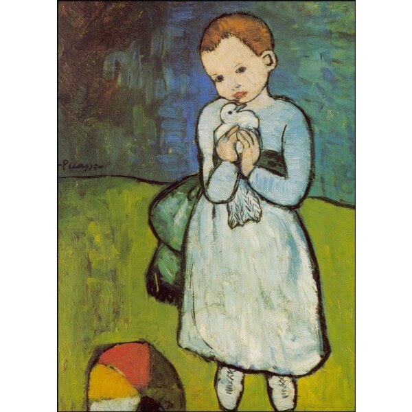 Pablo Picasso. Kind mit Taube, 1901