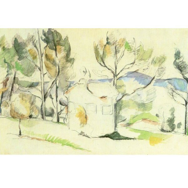 Paul Cézanne, Jagthütte in der Provence, 1890