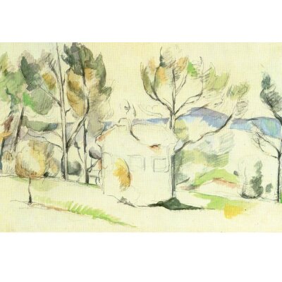 Paul Cézanne, Jagthütte in der Provence, 1890