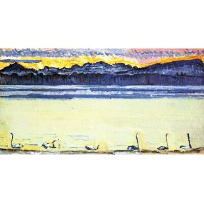 Ferdinand Hodler. Ankerplatz von Genf...1918