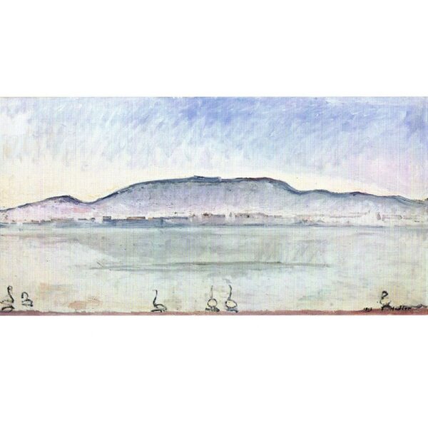Ferdinand Hodler. Der Genfersee mit Schwänen