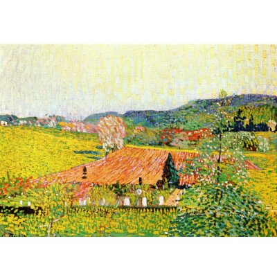 Cuno Amiet. Frühlingslandschaft, 1905