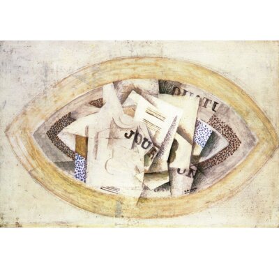 Braque, Georges. Die Zeitung, 1913