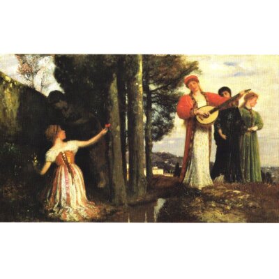 Arnold Böcklin. Sieh, es lacht die Au, 1887