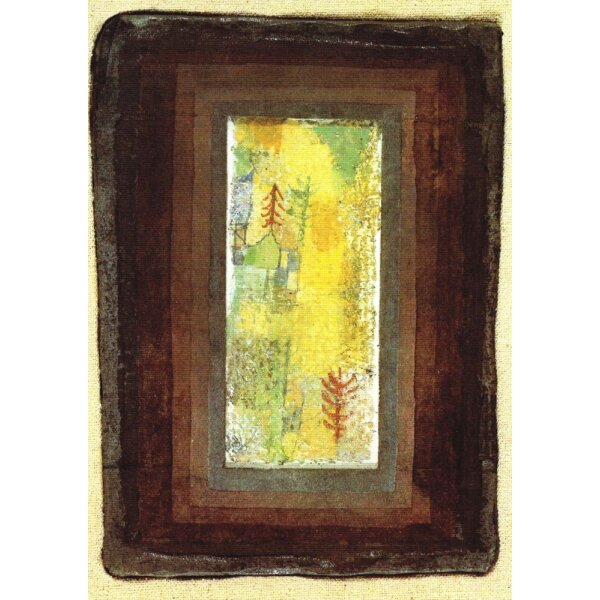 Paul Klee. Landschaft mit Tannen