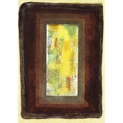 Paul Klee. Landschaft mit Tannen