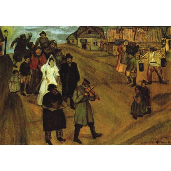 Marc Chagall. Die Hochzeit, 1909