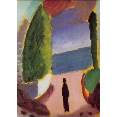 Alexej von Jawlensky. Variation mit schwarzer Figur, 1916